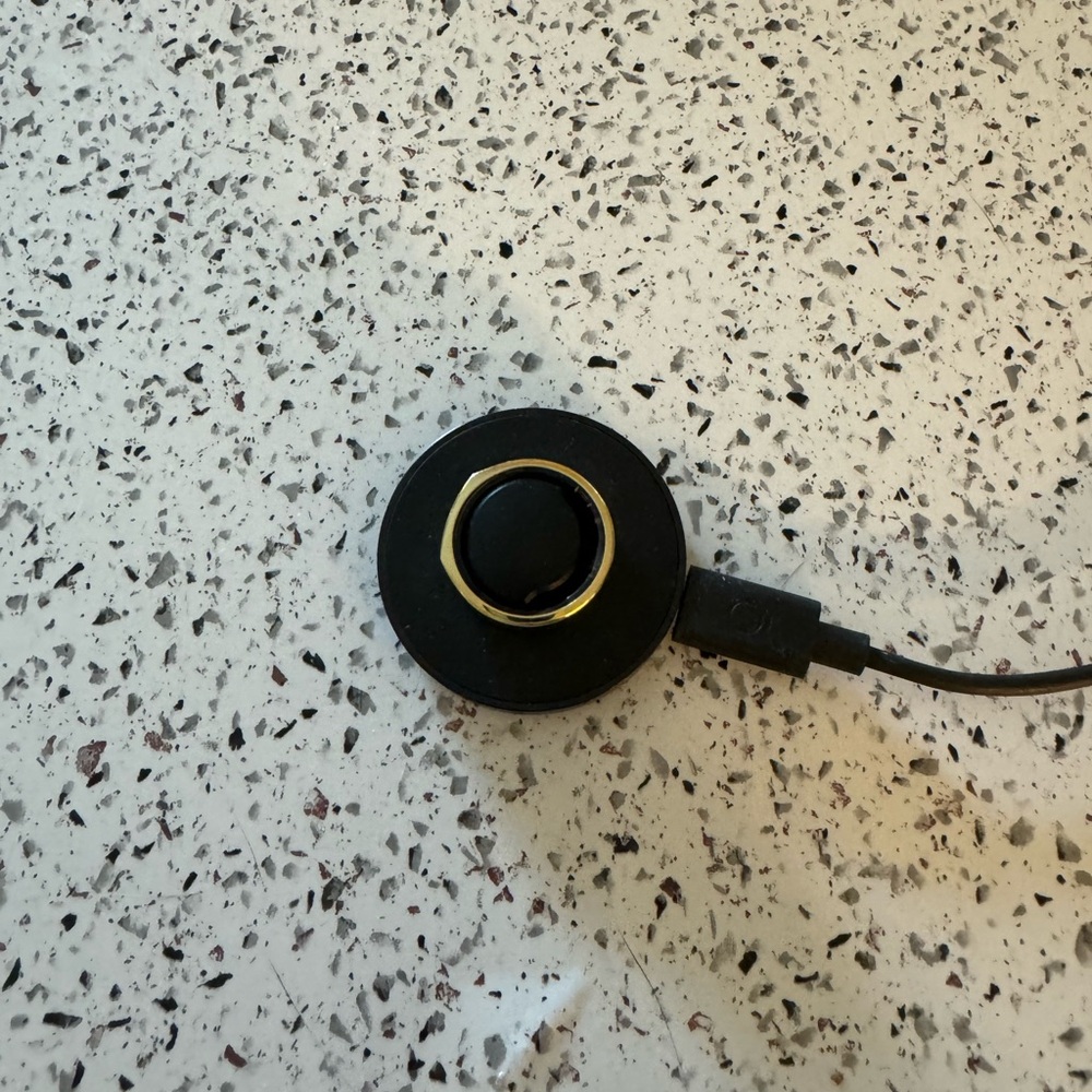 Oura Ring Generation 3 Heritage Gold US 10 with Charger